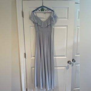 Jenny Yoo light blue bridesmaids dress
